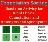 Connotation Sorting Activity