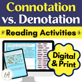 Connotation and Denotation Activities