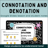 Connotation and Denotation Activity and Worksheet