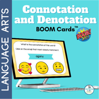 Preview of Connotation and Denotation BOOM Cards
