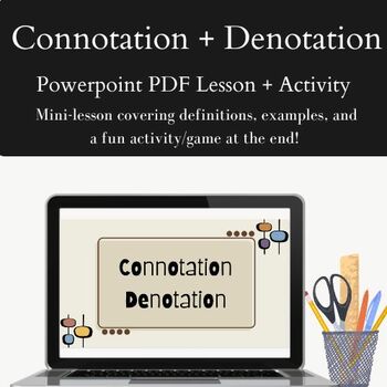 Preview of Connotation and Denotation Lesson/Activity