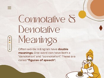 Preview of Connotative and Denotative Meanings