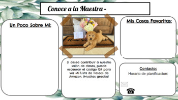 Preview of Conoce a la Maestra - Minimalist Greenery 