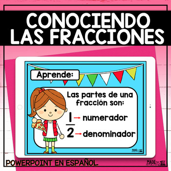 Preview of Conociendo las Fracciones | Spanish PowerPoint