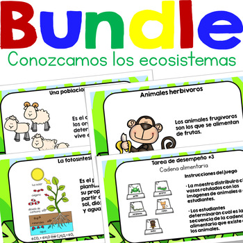 Preview of Conozcamos los ecosistemas | Bundle