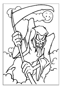spine coloring page