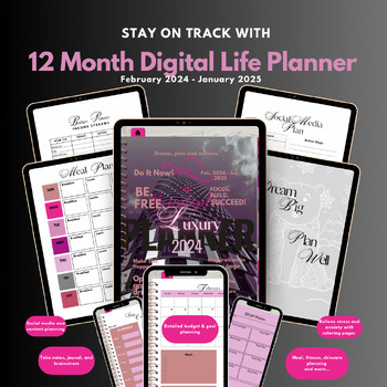 Preview of Conquer Your Year with the All-in-One Luxury Digital Life Planner