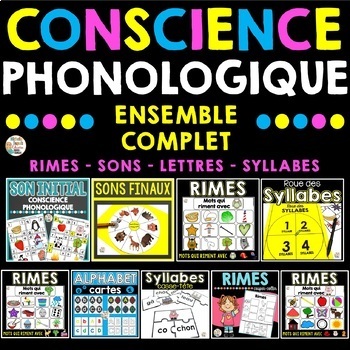 Preview of French Phonological Awareness  - Conscience phonologique - Rimes Syllabes Sons