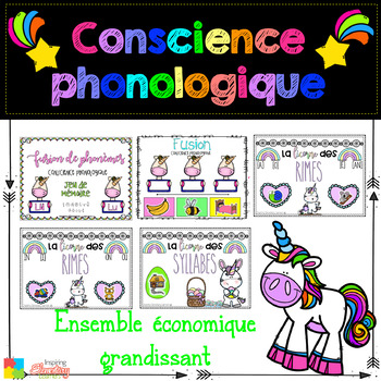 Preview of French phonics BUNDLE | Conscience phonologique ensemble