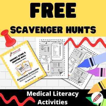 Preview of Conscious Consumer Medical Literacy | 2 Scavenger Hunts