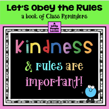 Preview of Rules Keep Us Safe: a book that reminds preschoolers why we need to obey