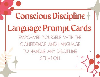 Preview of Conscious Discipline Language Prompt cards