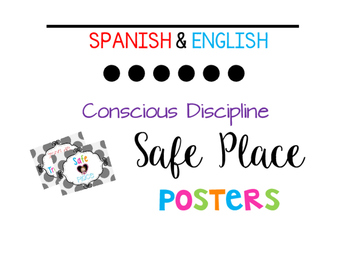 Preview of Conscious Discipline Safe Place Posters {Spanish & English}