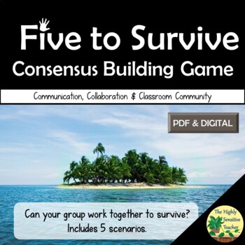Preview of Consensus Building Game - Ideal for ELLs, Oral Language Skills, Icebreaker