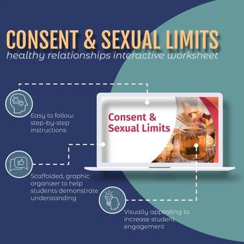 Preview of Consent & Limits: Healthy Relationships Interactive Notebook