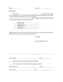Consent for Services Form