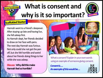 Preview of Consent and Relationships - Sex Education