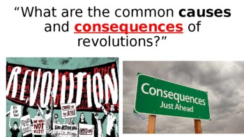 Preview of Consequences and Methods of Political Revolutions  - Guided Notes