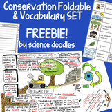 Conservation Interactive Notebook Foldable FREEBIE!