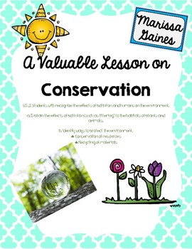 Preview of Conservation Lesson