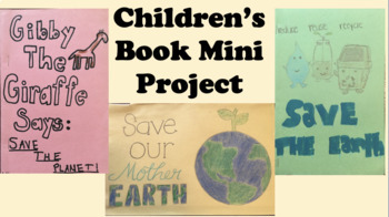 Preview of Conservation, Reducing, and Recycling Children's Book Mini Project