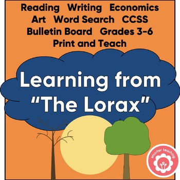 Preview of Learning from The Lorax Conservation Mini Course CCSS Grades 3-6 Print and Go