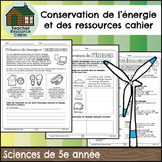 Conservation de l’énergie et des ressources (Grade 5 Ontar
