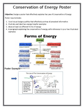 Preview of Conservation of Energy Poster