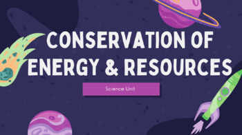 Preview of Conservation of Energy & Resources 