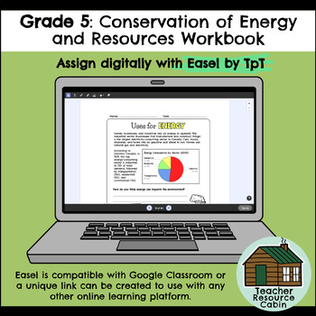 conservation of energy and resources workbook grade 5 science tpt