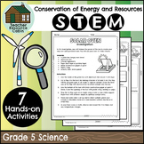 Conservation of Energy and Resources STEM Activities (Grad