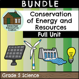 Conservation of Energy and Resources Unit (Grade 5 Ontario