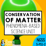 Conservation of Matter: 5th Grade NGSS Labs, Experiment, W