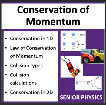 Preview of Conservation of Momentum - Senior Physics Google Slides & Office Lesson