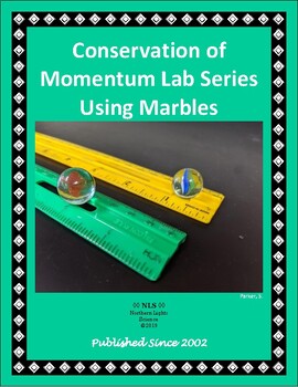 Preview of Conservation of Momentum Lab Series using Marbles