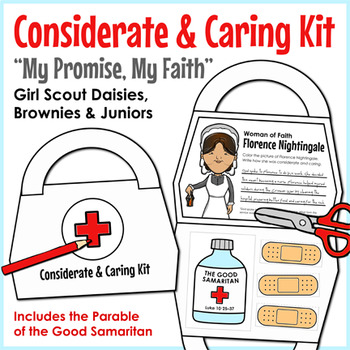 Considerate & Caring Kit - Girl Scouts - "My Promise, My Faith" Pin