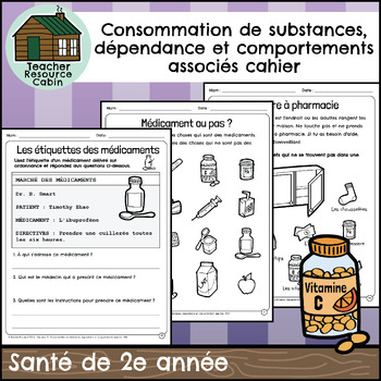 Preview of Consommation de substances et dépendance (Grade 2 FRENCH Ontario Health)