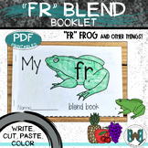 Consonant Blend FR Frog Practice Words with FR