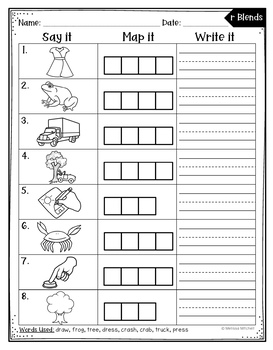 consonant blend phonics worksheets distance learning tpt