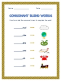 Consonant Blend and Digraph Worksheet