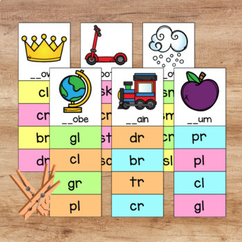 Consonant Blends Activities - Free Boom Cards & Clip Cards for L, S and ...