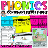 Consonant Blends Activities Phonics Bundle - L, S, and R Blends
