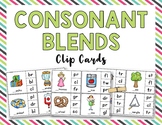 Consonant Blends Beginning Sound Clip it Cards (L, R, S blends)