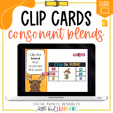 Consonant Blends - Digital Clip Cards | Distance Learning 