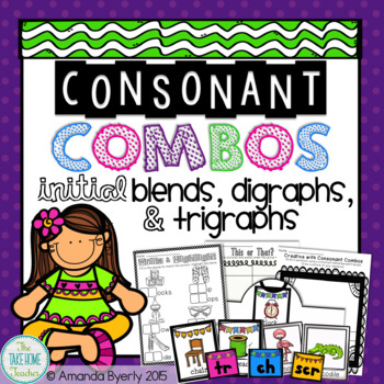 Preview of Consonant Combos: Blends, Digraphs, & Trigraphs