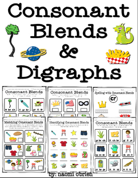 Preview of Consonant Blends & Digraphs Practice