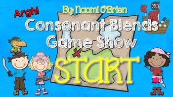 Preview of Consonant Blends Jeopardy-Style Game Show