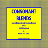Consonant Blends: Learn Blends with a Riddle Book & Word L