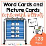 Consonant Blends Decodable Word Cards and Picture Cards Set