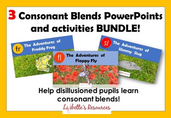 Preview of Consonant Beginning  Blends PowerPoints - FR/FL and SL Blends